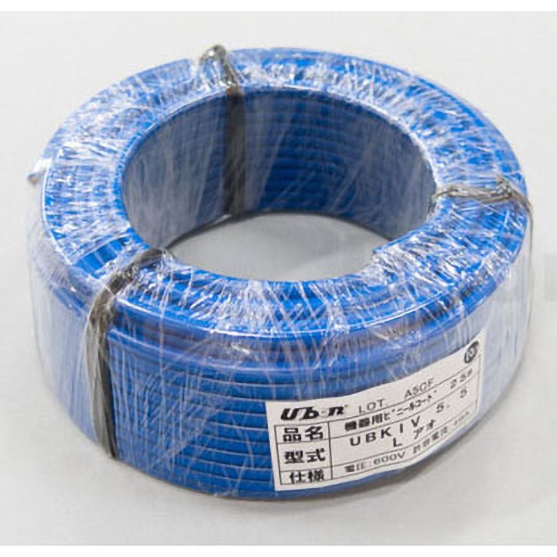 UBKIV 5.5 L 機器用ビニルコード KIV (短巻) ユーボン 導体外径5.1mm 1巻(25m)
