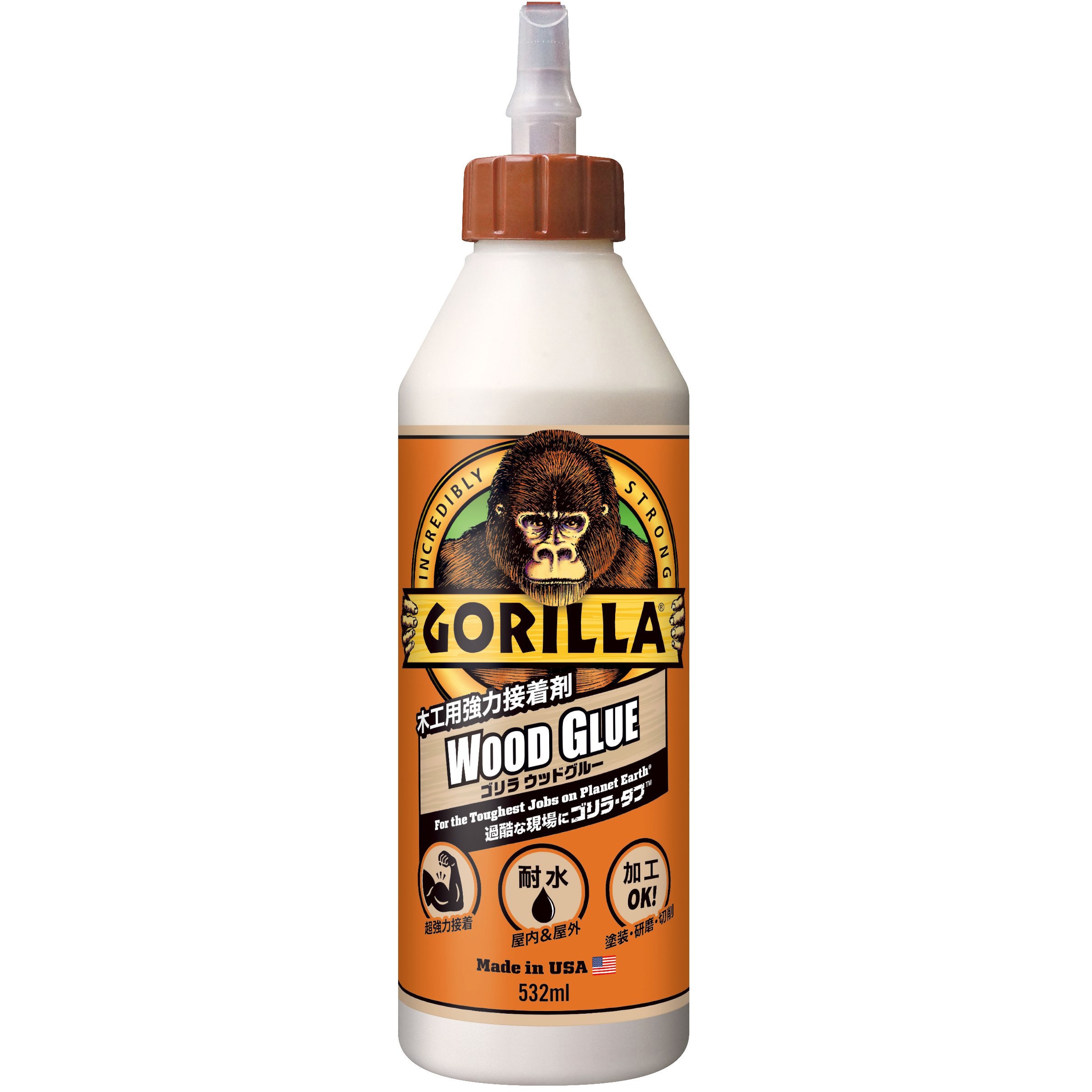 1774 ゴリラウッドグルー 1本(532mL) 呉工業(クレ) 【通販モノタロウ】