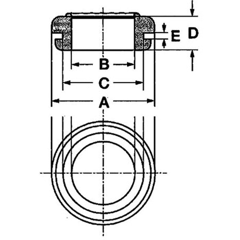 グロメット SG-9A 膜付グロメット SGシリーズ 1袋(20個) ユーボン 【通販モノタロウ】