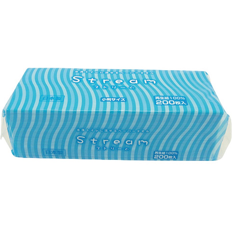 太洋紙業 ストリーム 水溶性ペーパータオル エコノミー 箱入り 40袋×200枚入