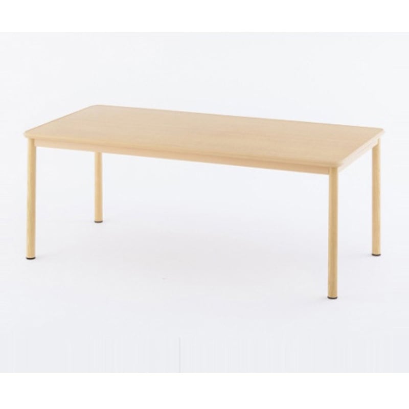 RFKTB-1890NA 介護用テーブル ナチュラル RFKTBシリーズ アール・エフ・ヤマカワ 幅1800mm奥行900mm