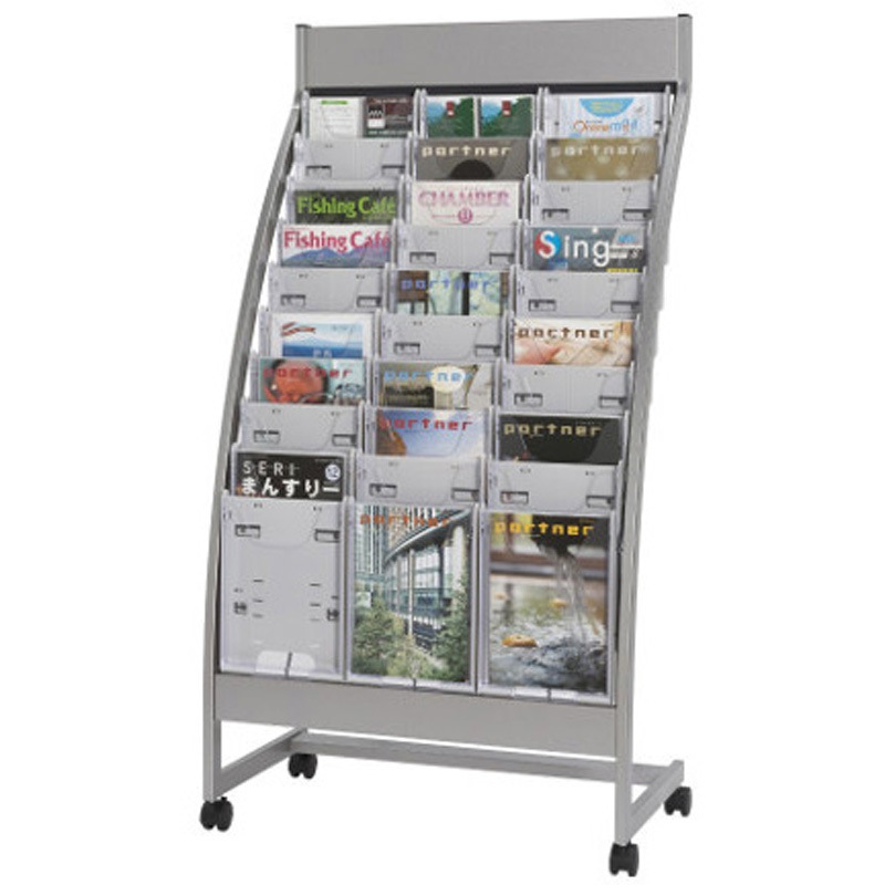 PSR-C310-W パンフレットスタンド 10段 ホワイト PSR-Cシリーズ ナカキン 3列10段タイプ 59,988円
