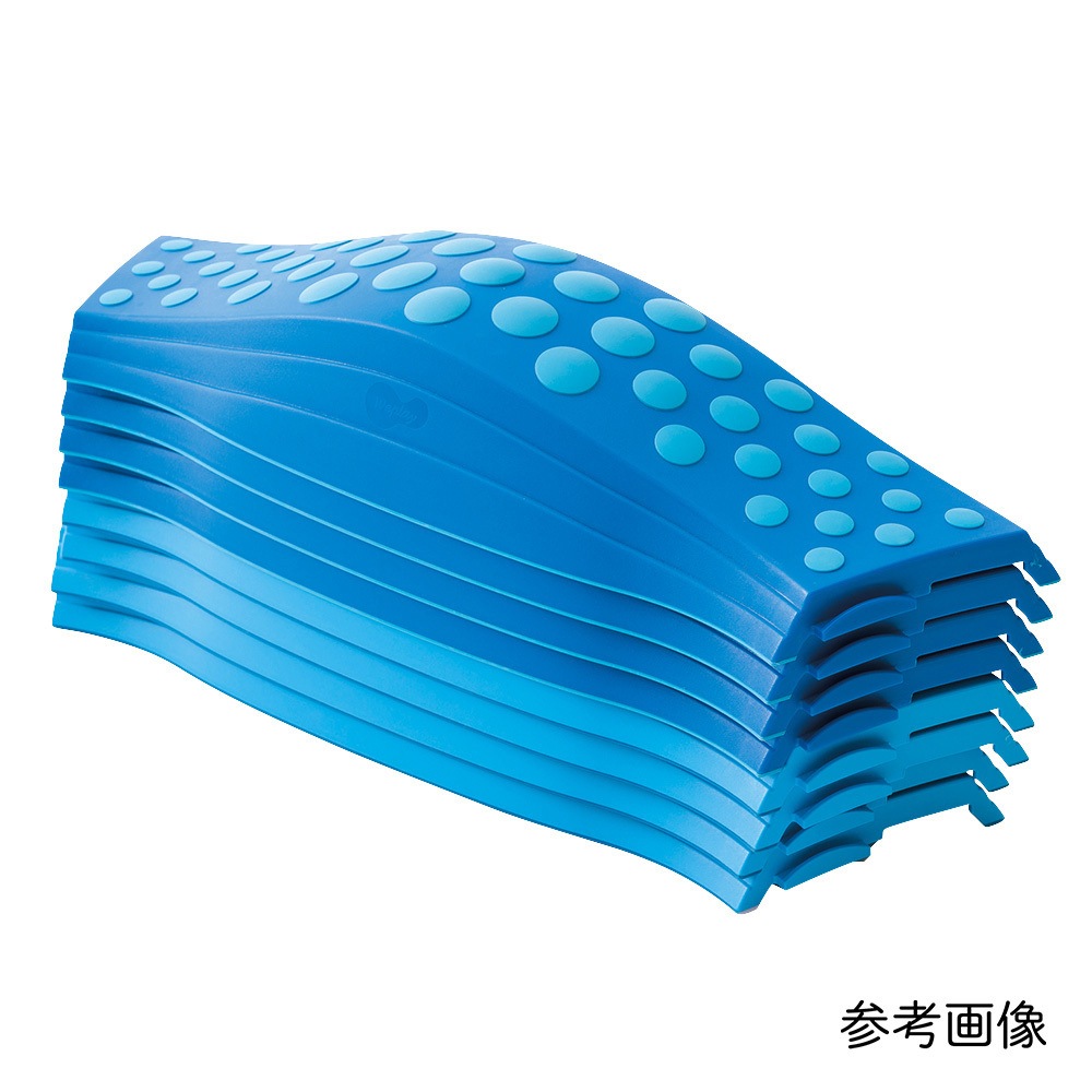 ウェイブバランス平均台 8本入 マスセット グリーン 93367 質量6.5kg