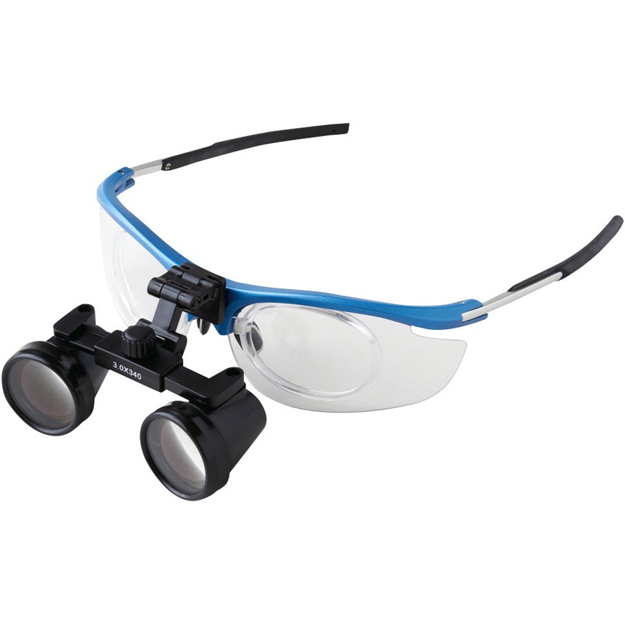 FC-0151BL プレミアムルーペ センターフィックスタイプ 3倍 FC-0151シリーズ プレミアムプラスジャパン ブルー色  1個