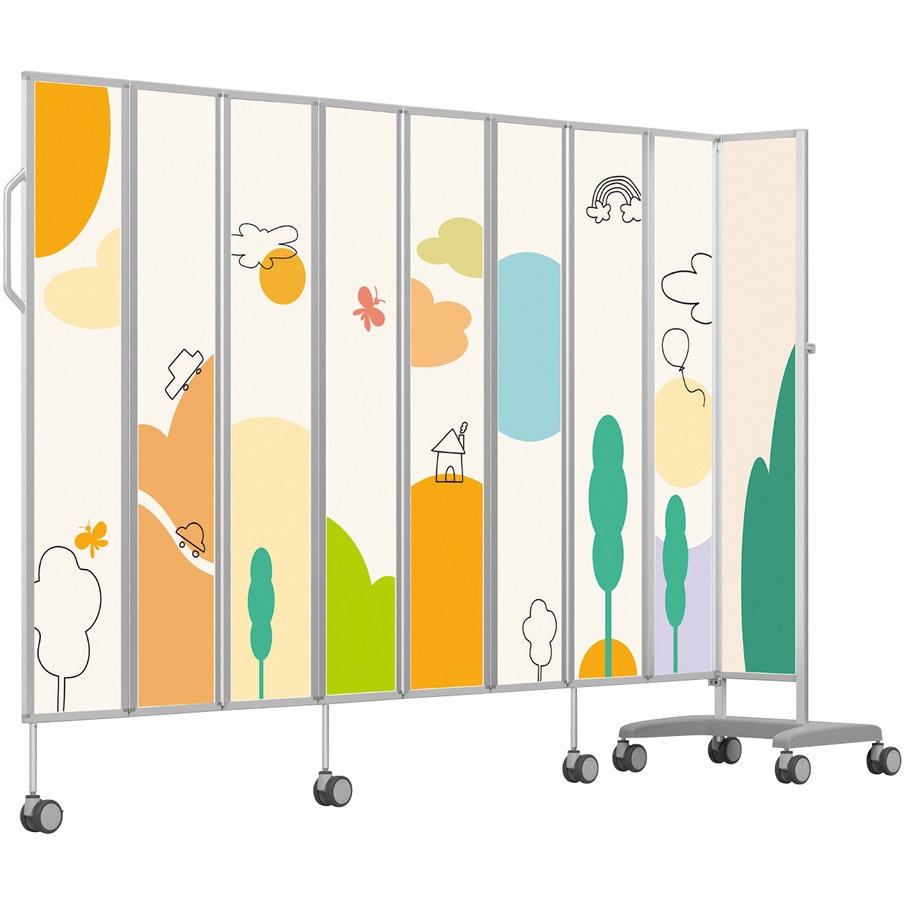 FMS16506-WH01-ASO モバイルパーテーション FMSシリーズ 1セット アズワン 【通販モノタロウ】