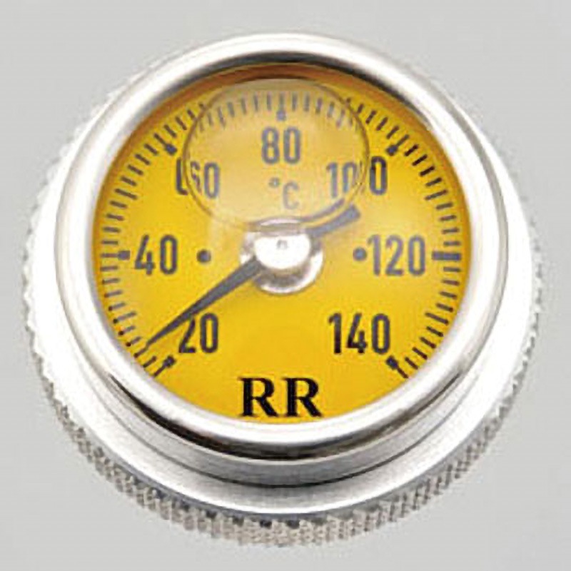 93263 KEDO RRディップスティック油温計 イエローパネル □SR400/400FI