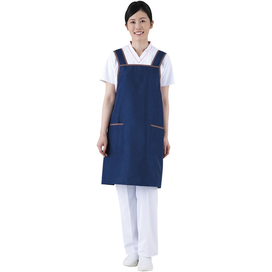 エプロン カーシーカシマ ネイビー色 フリーサイズ 【通販モノタロウ】