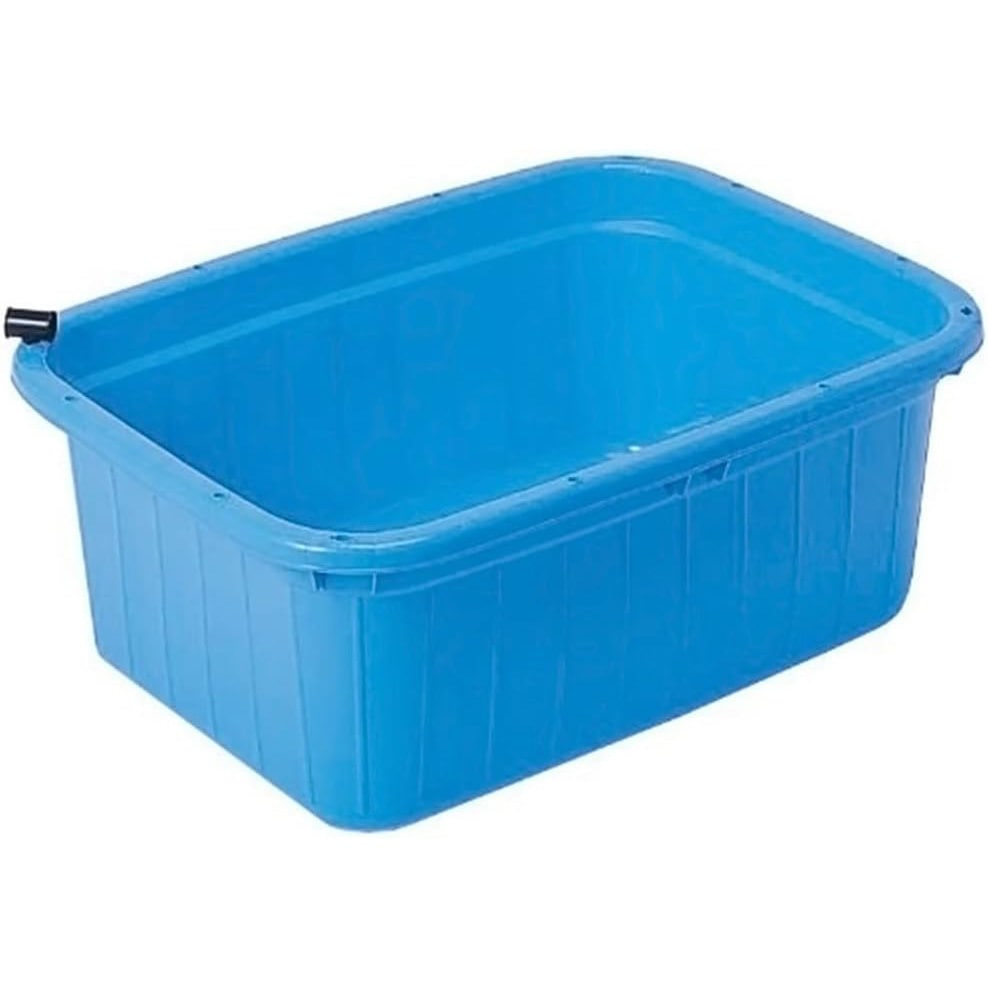 角型110L栓付 ブルー キングタライ 角型110L栓付 ブルー 1個 サンコー