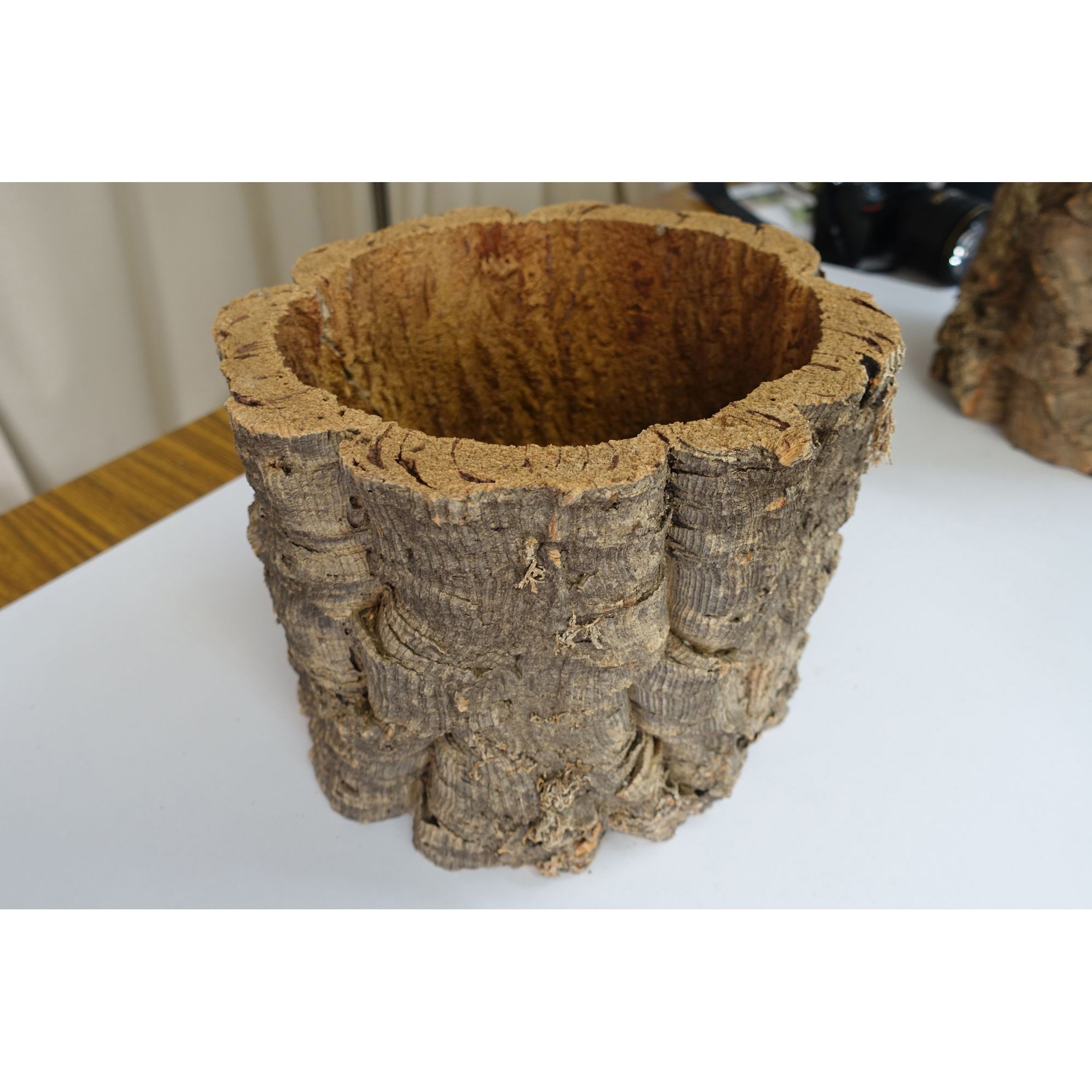 バージンコルクプランター トッパークリアール 外径200～250×H200mm 1個