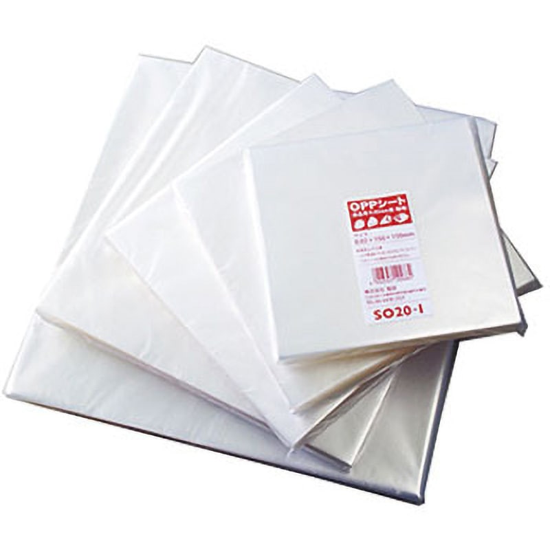 SO20-430-650x500 食品用OPPシート(500枚) 1冊(500枚) 服部 【通販モノタロウ】