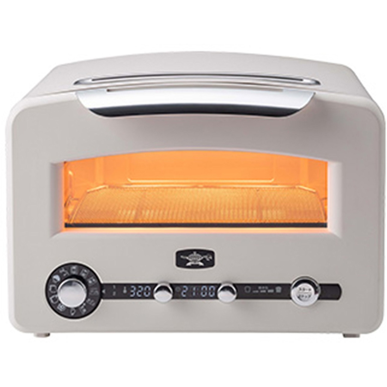 AET-GP14B(W) グラファイトグリル&トースター 4枚焼き Aladdin ホワイト色