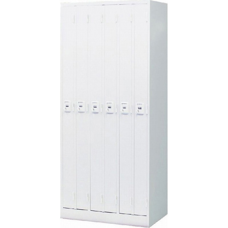 SWKL-6SC ロッカー_シンプルロッカー(ダイヤル錠) アイリスチトセ 寸法900×515×1790mm ホワイト色 65,890円