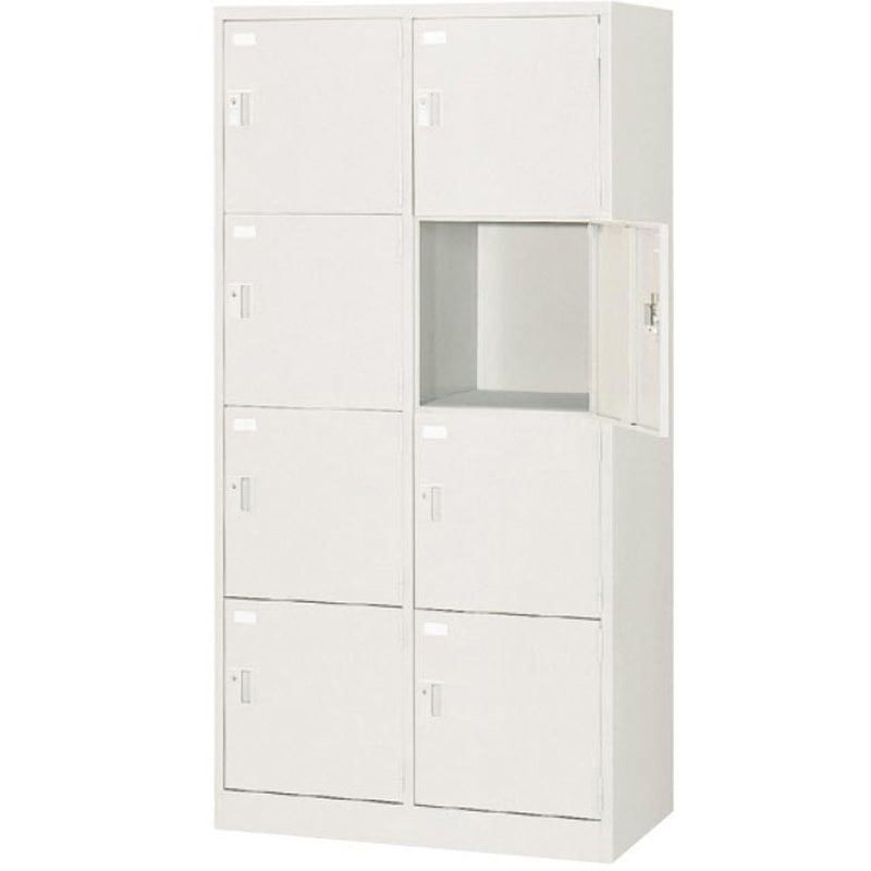 SG-10NA ロッカー_多人数用ロッカー(シリンダー錠) アイリスチトセ ライトグレー色 幅900mm奥行515mm高さ1790mm  SG-10NA