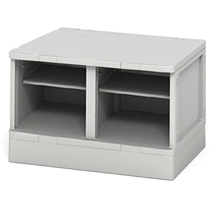 TJL-S-21T ロッカー_多目的樹脂ロッカー2列1段2人用扉なし中棚あり アイリスチトセ 寸法520×355×310mm 8,198円