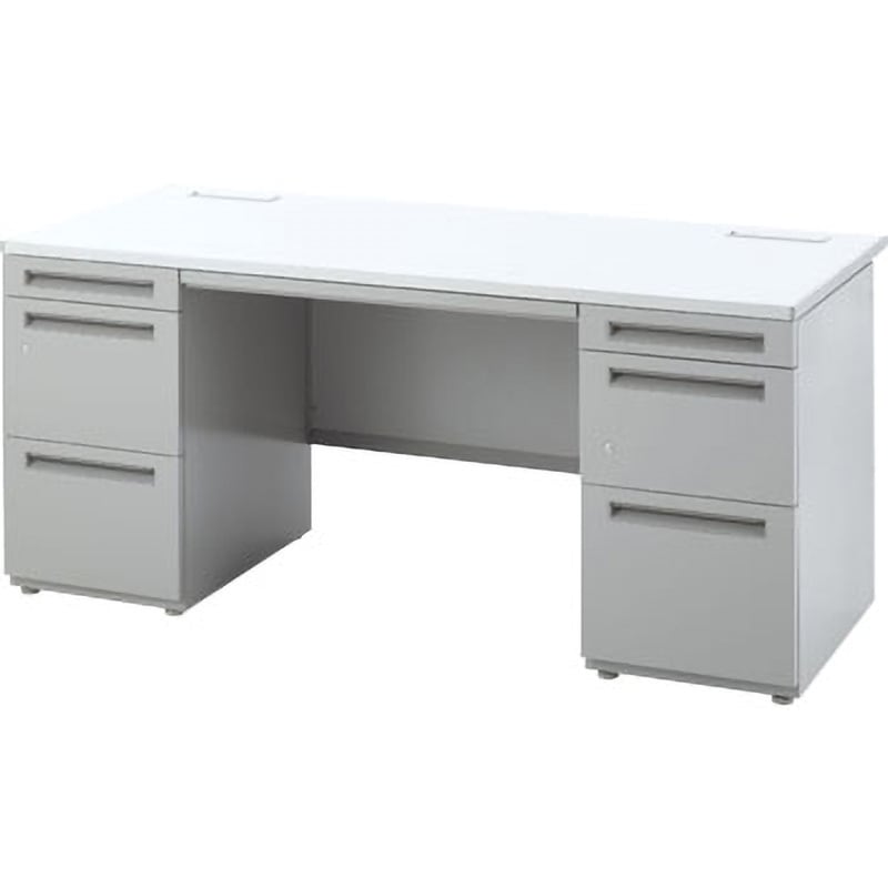 5-119-1468 FEED-R 両袖デスク 内田洋行 奥行700mm 幅1400mm  5-119-1468