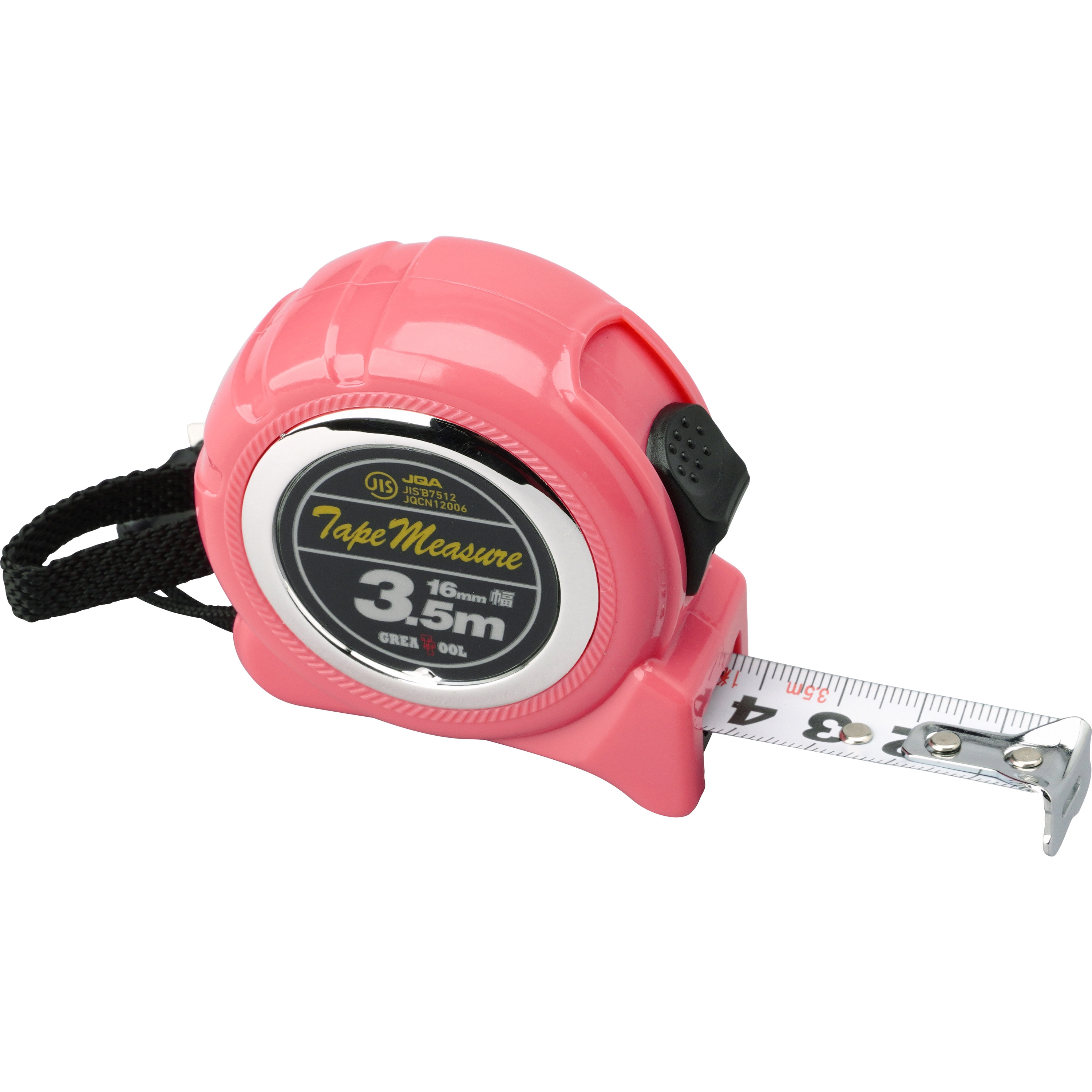 一メートル専用巨大ゴールドシェル　一点もの特大オーダー家具　コラム150cm土台 ロック付メジャー GREAT TOOL メートル JIS付1級 幅16mm長さ3.5m