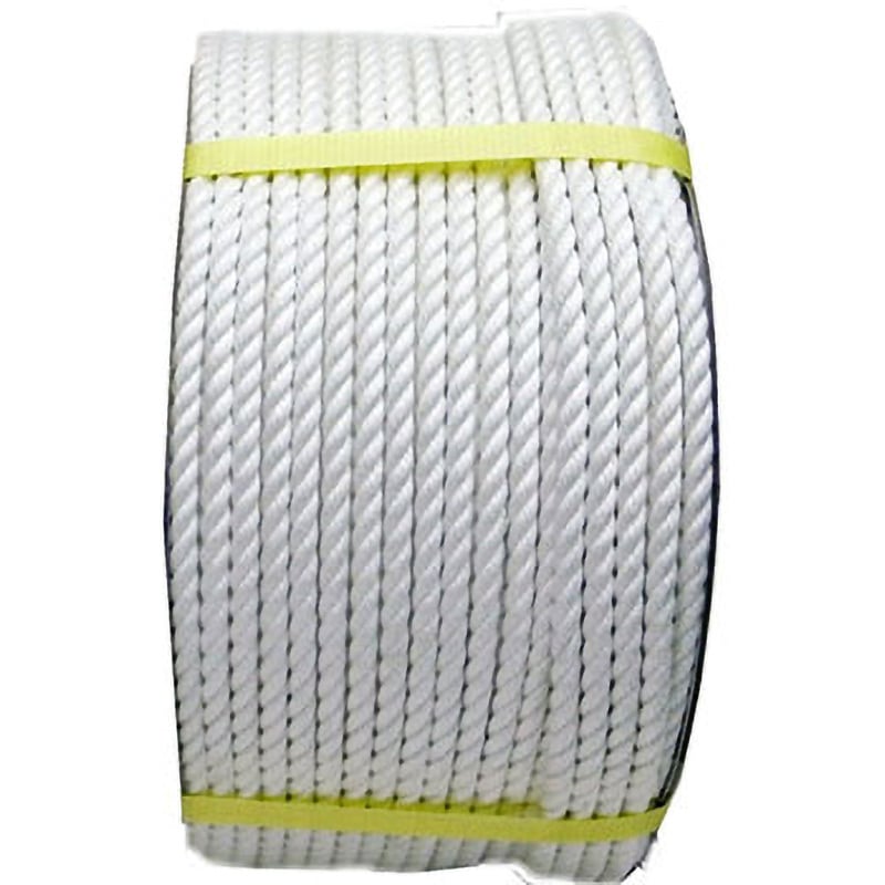 KM9-150 R クレモナロープ まつうら工業 白色 種類3打ち ドラム巻 太さ9mm長さ150m 1個