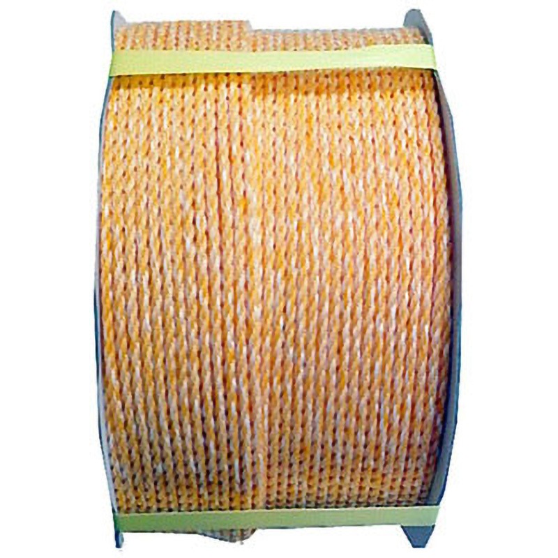KP5-200 R クレポリロープ まつうら工業 オレンジ色 種類3打ち ドラム巻 太さ5mm長さ200m 1個