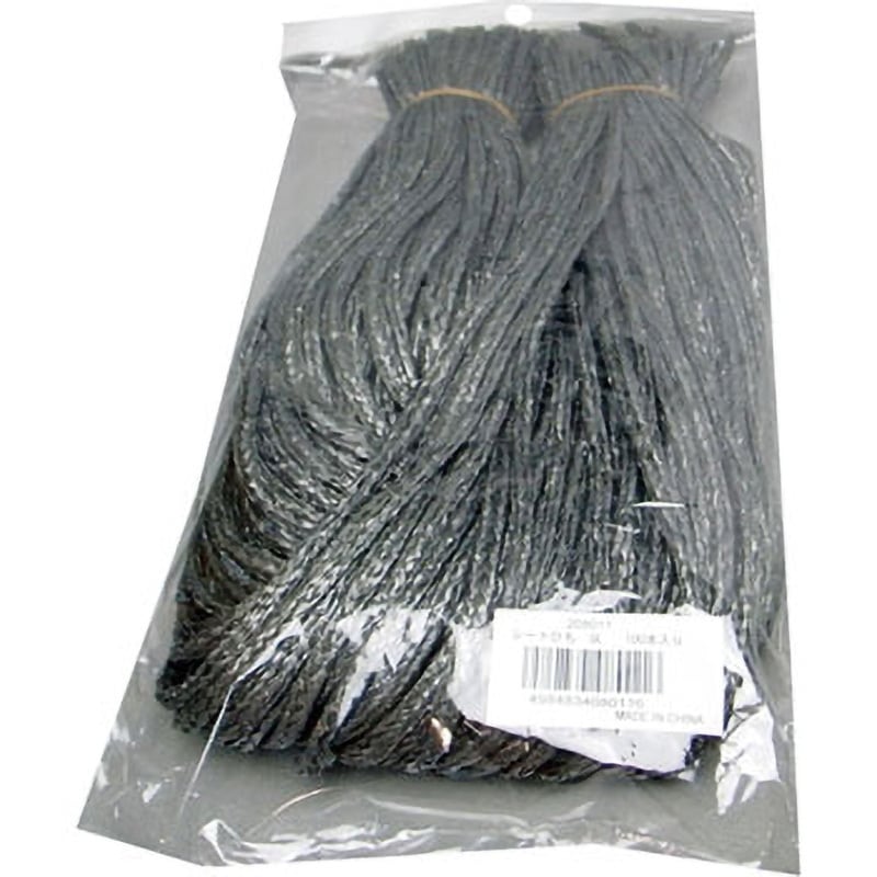 PP60CM 100GRY シート用組みひも まつうら工業 灰色 太さ4mm長さ0.6m 1