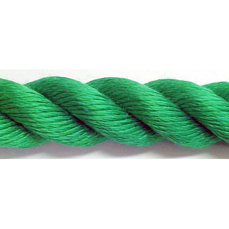 PPCOLOR36-20GRN R スパンシーカラーロープ まつうら工業 ドラム巻 種類3打ち 緑色 太さ36mm長さ20m 1個 PPCOLOR36-20GRN R