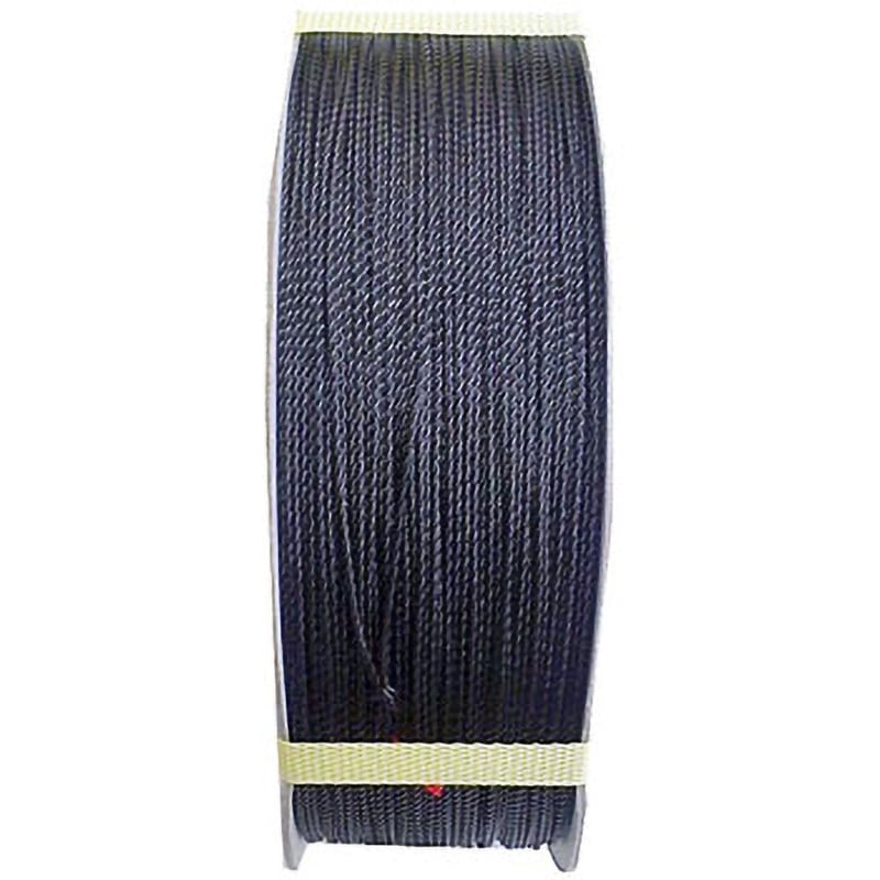 PE1．5-800BK R PEロープ まつうら工業 ドラム巻 黒色 太さ1.5mm