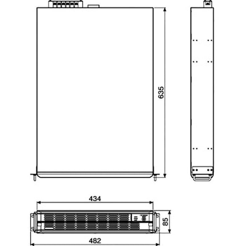 エコモード搭載 常時インバータUPS Super Powerシリーズ UPS3020SP 定格入力電流14.5/13.2/12.6/12.1A  UPS本体のみタイプ YEUP-302SPA