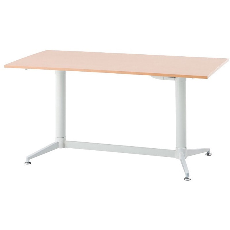 GSD-T1575W□ 事務用デスク_ガス圧昇降テーブル アイリスチトセ 幅1500mm奥行750mm高さ720～1115mm