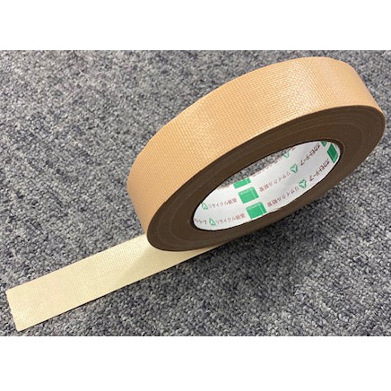 115 養生用布粘着テープ オカモト 布系基材 クリーム色 テープ幅