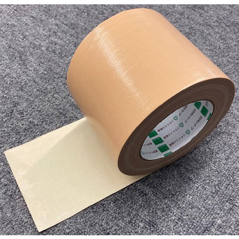 #115 養生用布粘着テープ オカモト 布系基材 クリーム色 テープ幅75mm長さ25m