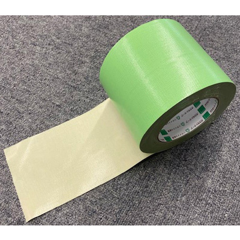 #116 養生用布粘着テープ オカモト 布系基材 若草色 テープ幅75mm長さ25m 10,625円