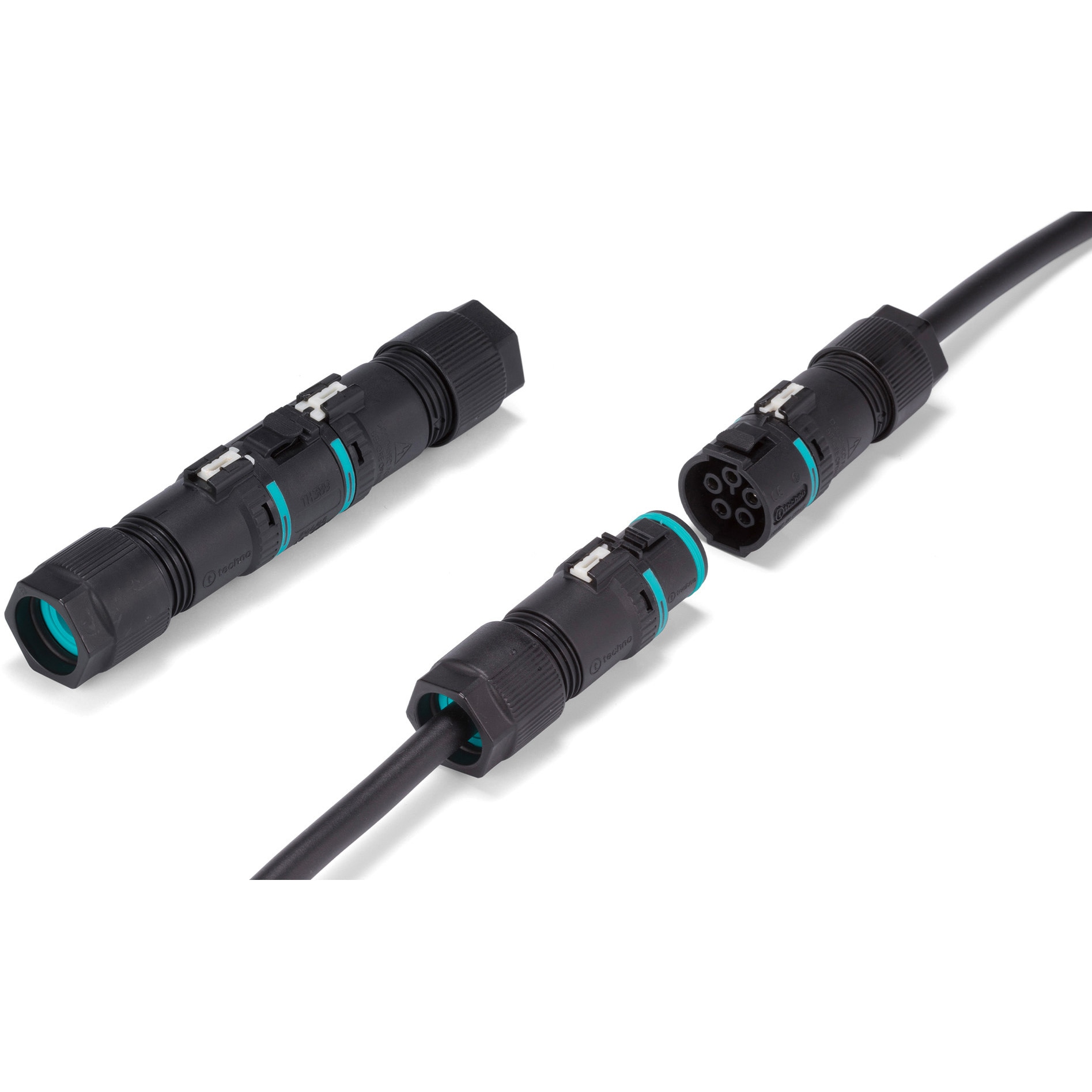 THB389-4P ワンタッチ接続式防水コネクタ THB389シリーズ タカチ電機