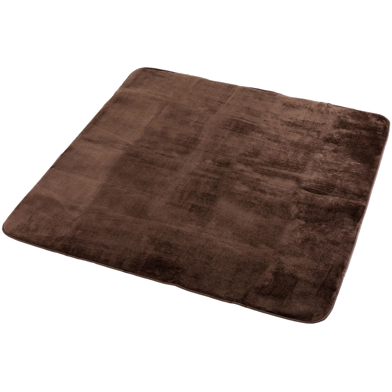 YAR-1818(BR) 洗えるフランネルラグ 抗菌防臭・防ダニ YAMAZEN(山善