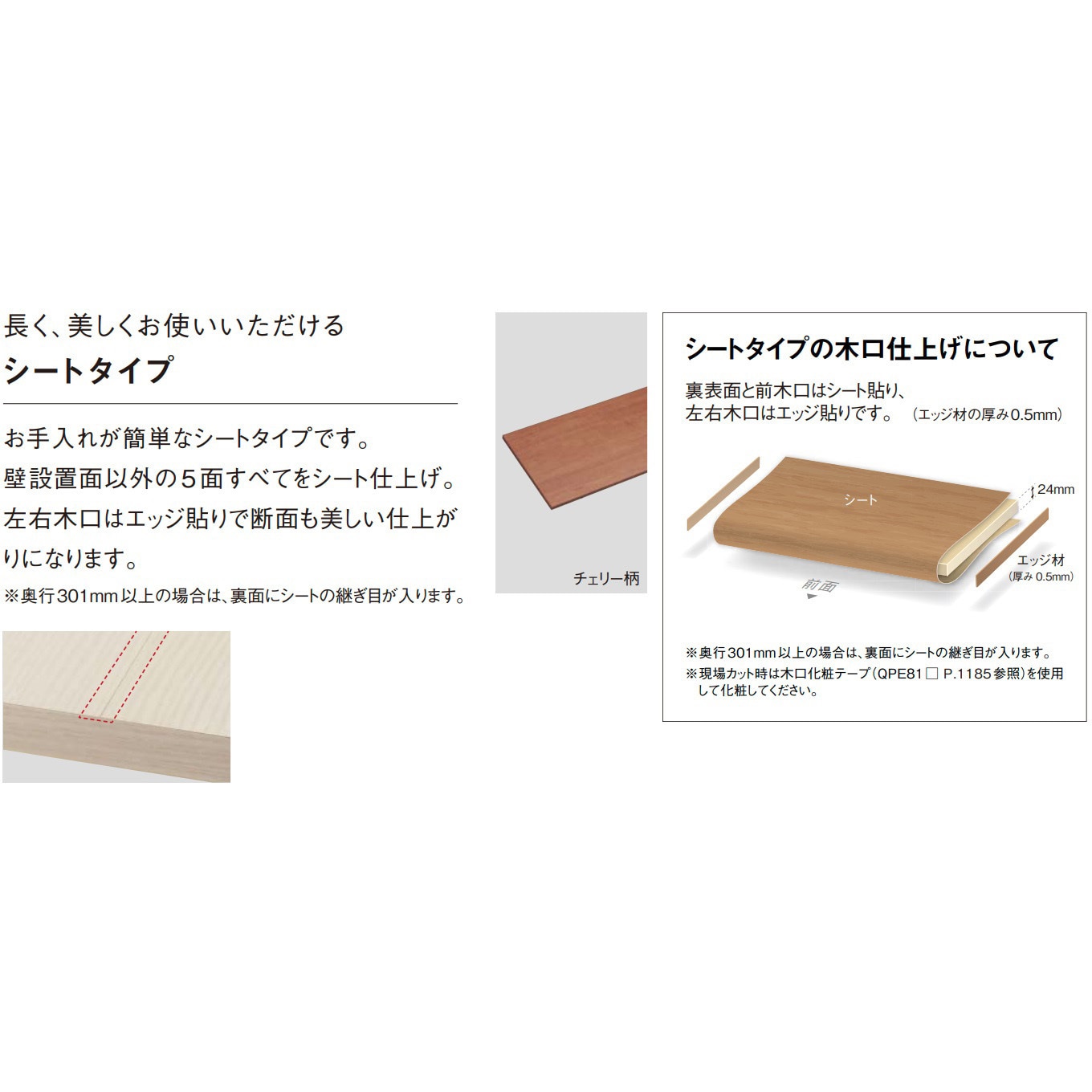 Panasonic シートタイプカウンター材 新品 引取り可能 オーダー