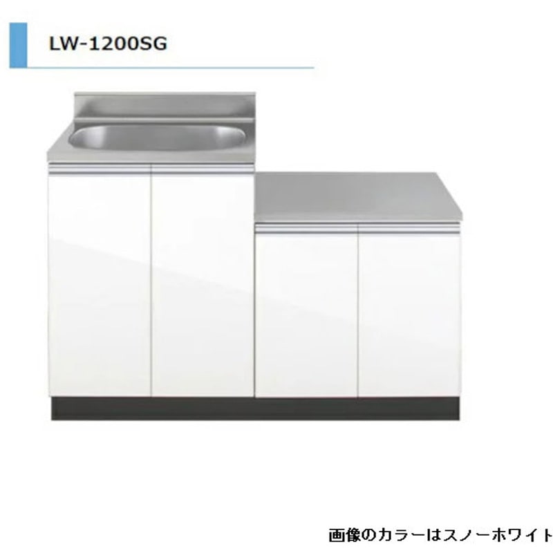 LW1200SGRD LWシリーズ ガス台付流し台 間口1200mm 1台 アイオ産業 【通販モノタロウ】
