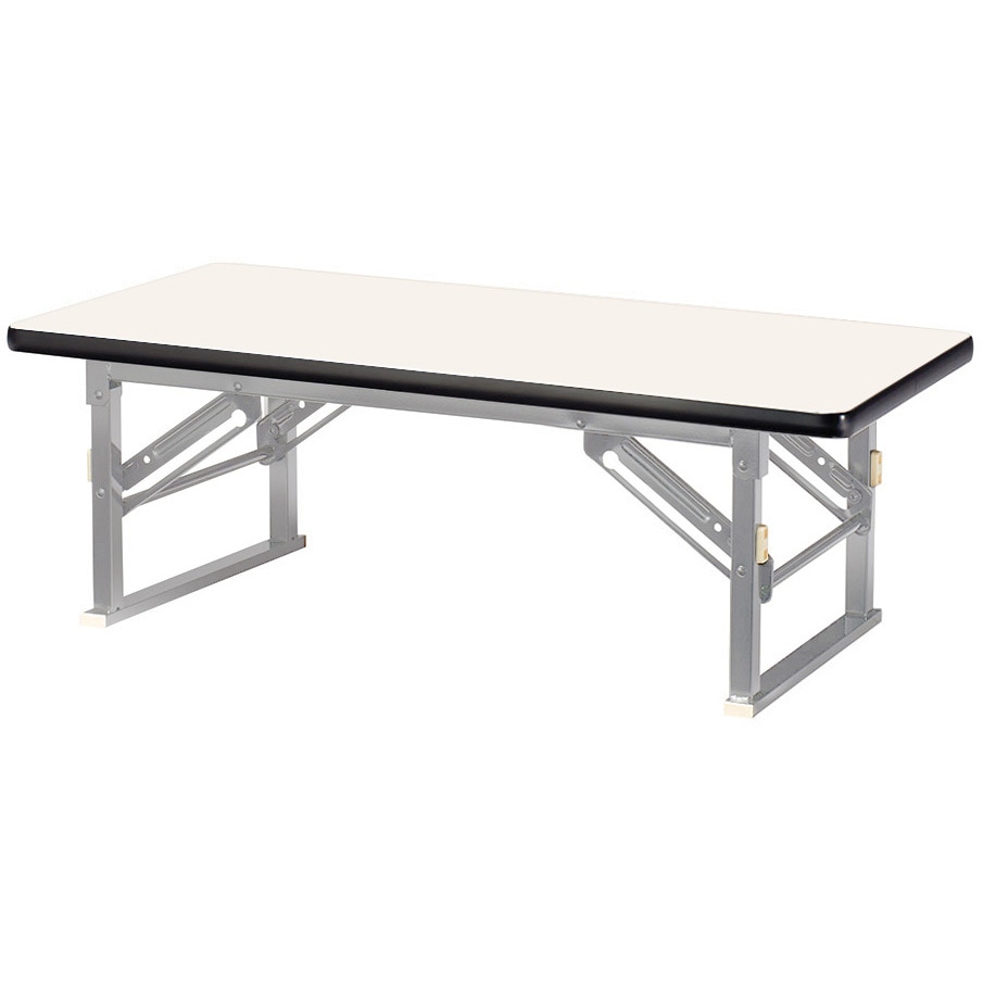 ZP-S0945S-IV 折り畳み座卓テーブル ニシキ工業 アイボリー色 幅900mm奥行450mm高さ330mm  ZP-S0945S-IV 18,980円