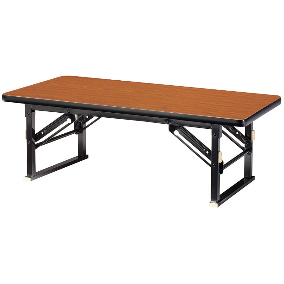 ZP-D0945S-TK 折り畳み座卓テーブル ニシキ工業 チーク色 幅900mm奥行450mm高さ330mm  ZP-D0945S-TK 18,980円