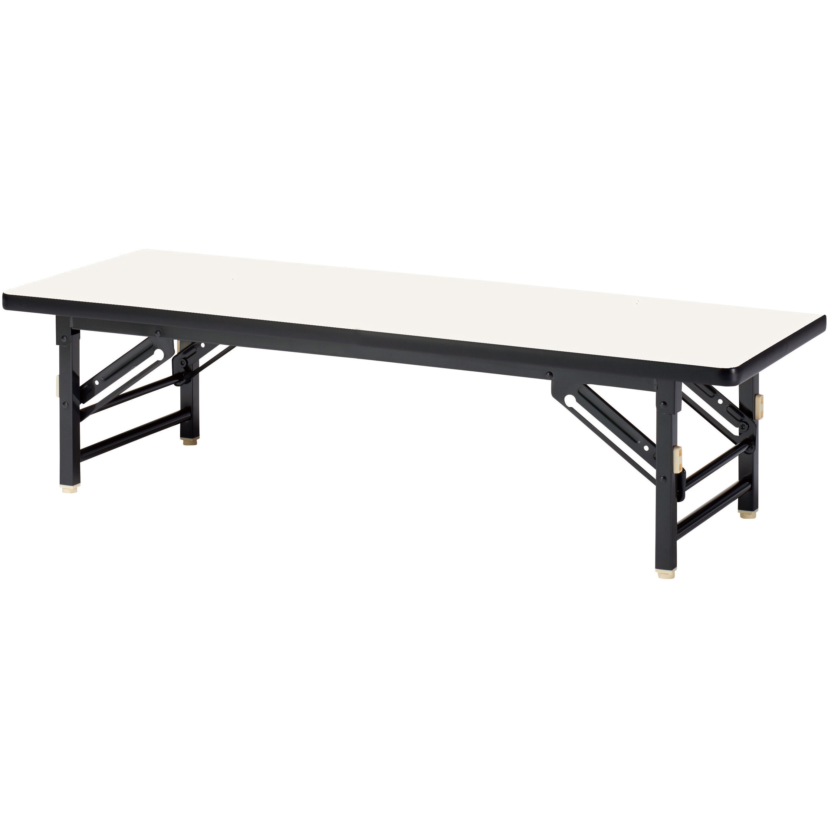 ZT-D0945S-IV 折り畳み座卓テーブル ニシキ工業 アイボリー色 幅900mm奥行450mm高さ330mm  ZT-D0945S-IV