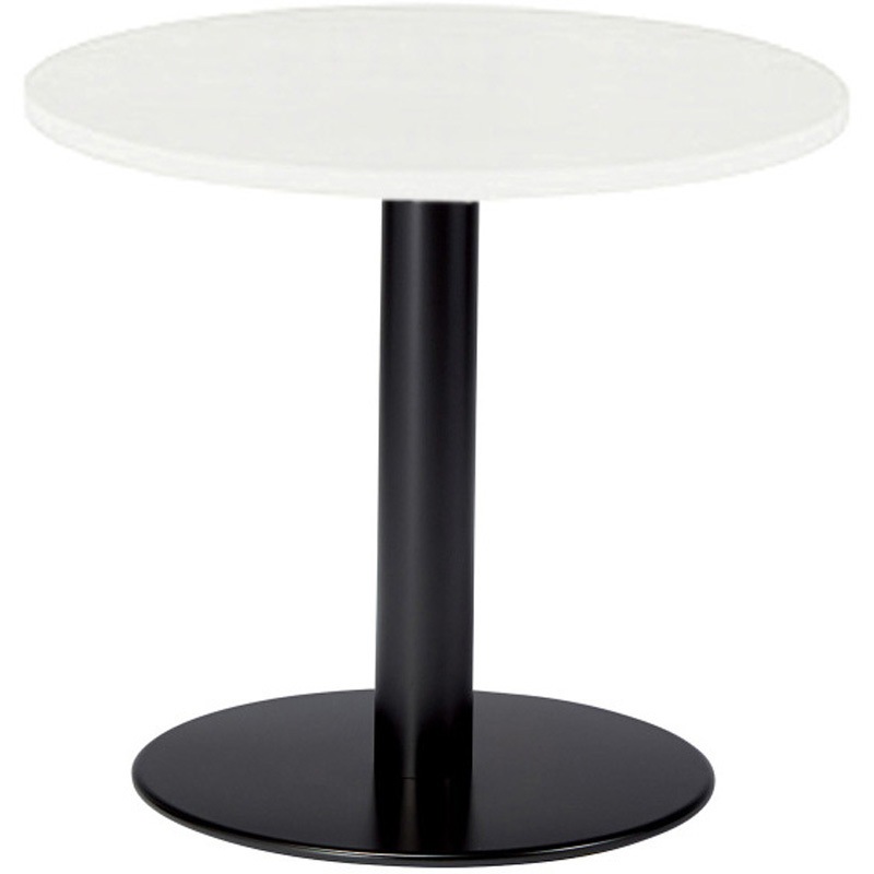 RNM-B600R-OW 丸テーブル ニシキ工業 組立式 オフホワイト色 幅600mm奥行600mm高さ720mm  RNM-B600R-OW