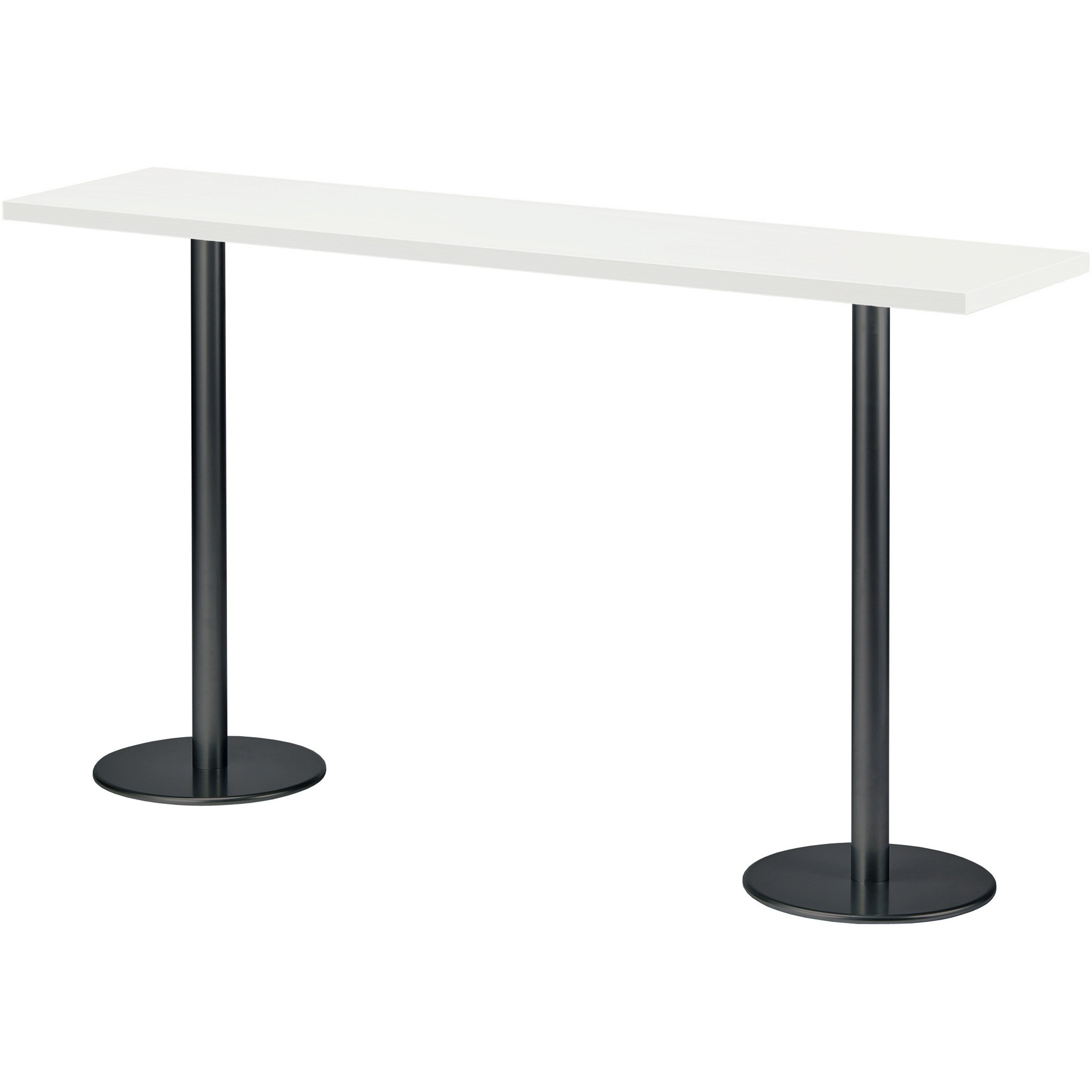 RNM-B1545KH-OW ハイテーブル ニシキ工業 組立式 オフホワイト色 幅1500mm奥行450mm高さ1000mm  RNM-B1545KH-OW