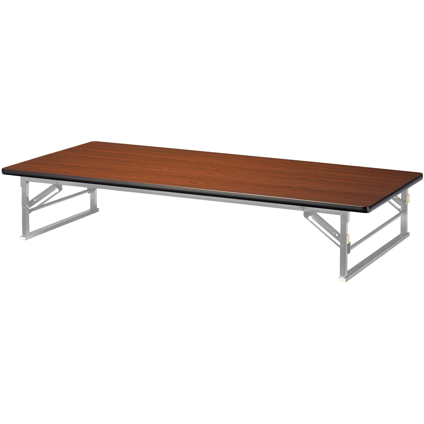 ZP-S1875S-RO 折り畳み座卓テーブル ニシキ工業 ローズ色 幅1800mm奥行