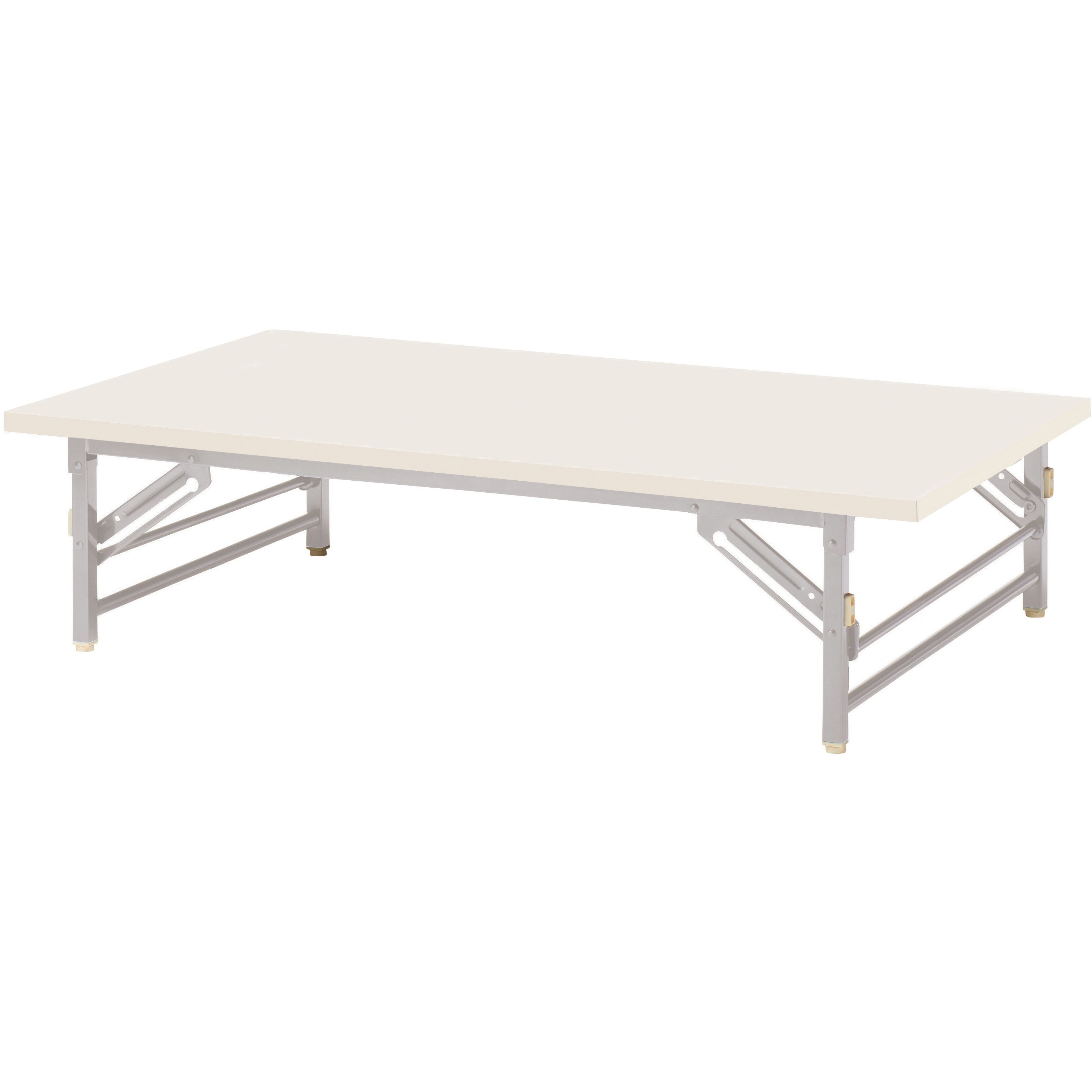 ZT-S1875T-IV 折り畳み座卓テーブル ニシキ工業 アイボリー色 幅1800mm奥行750mm高さ330mm  ZT-S1875T-IV