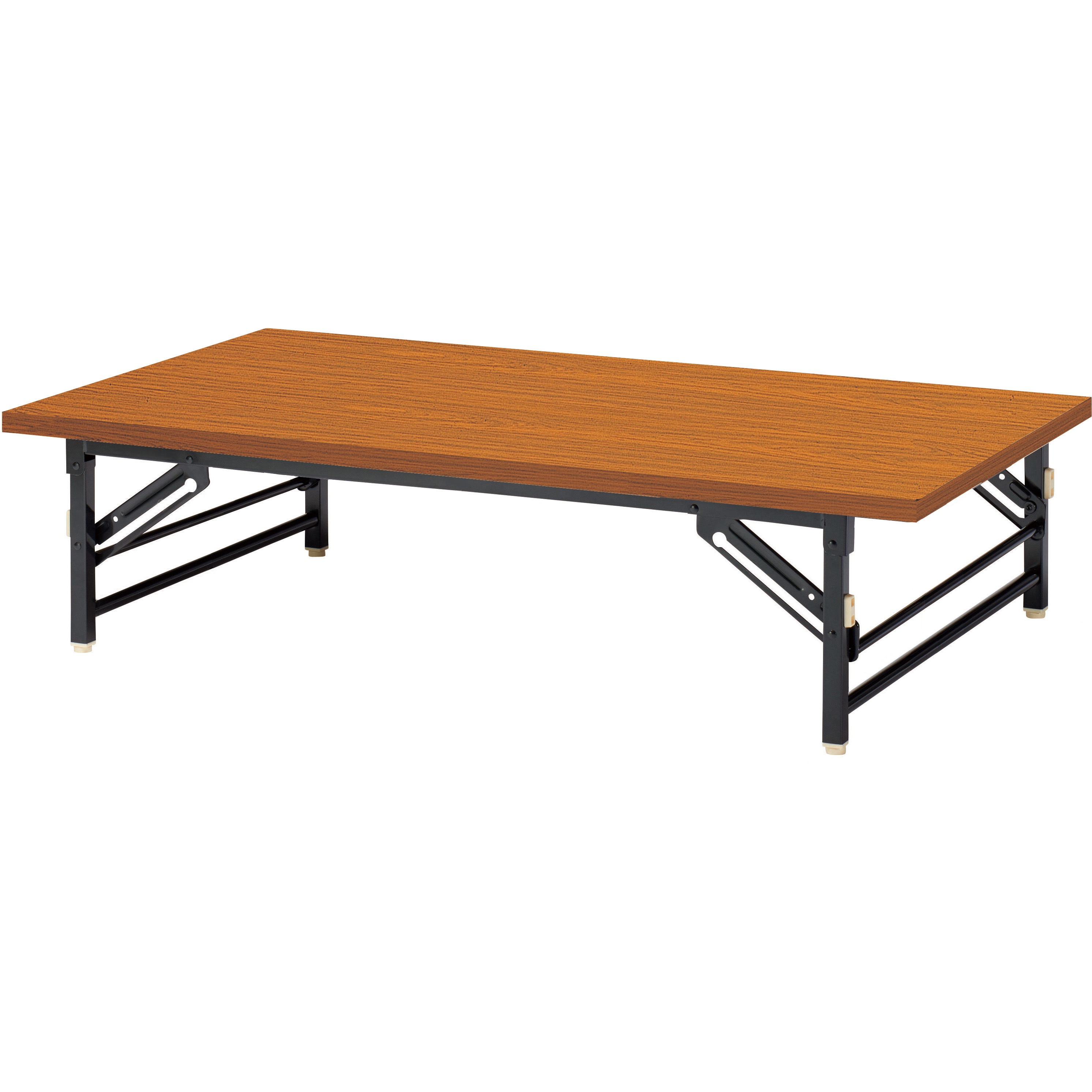 ZT-D1875T-TK 折り畳み座卓テーブル ニシキ工業 チーク色 幅1800mm奥行750mm高さ330mm  ZT-D1875T-TK