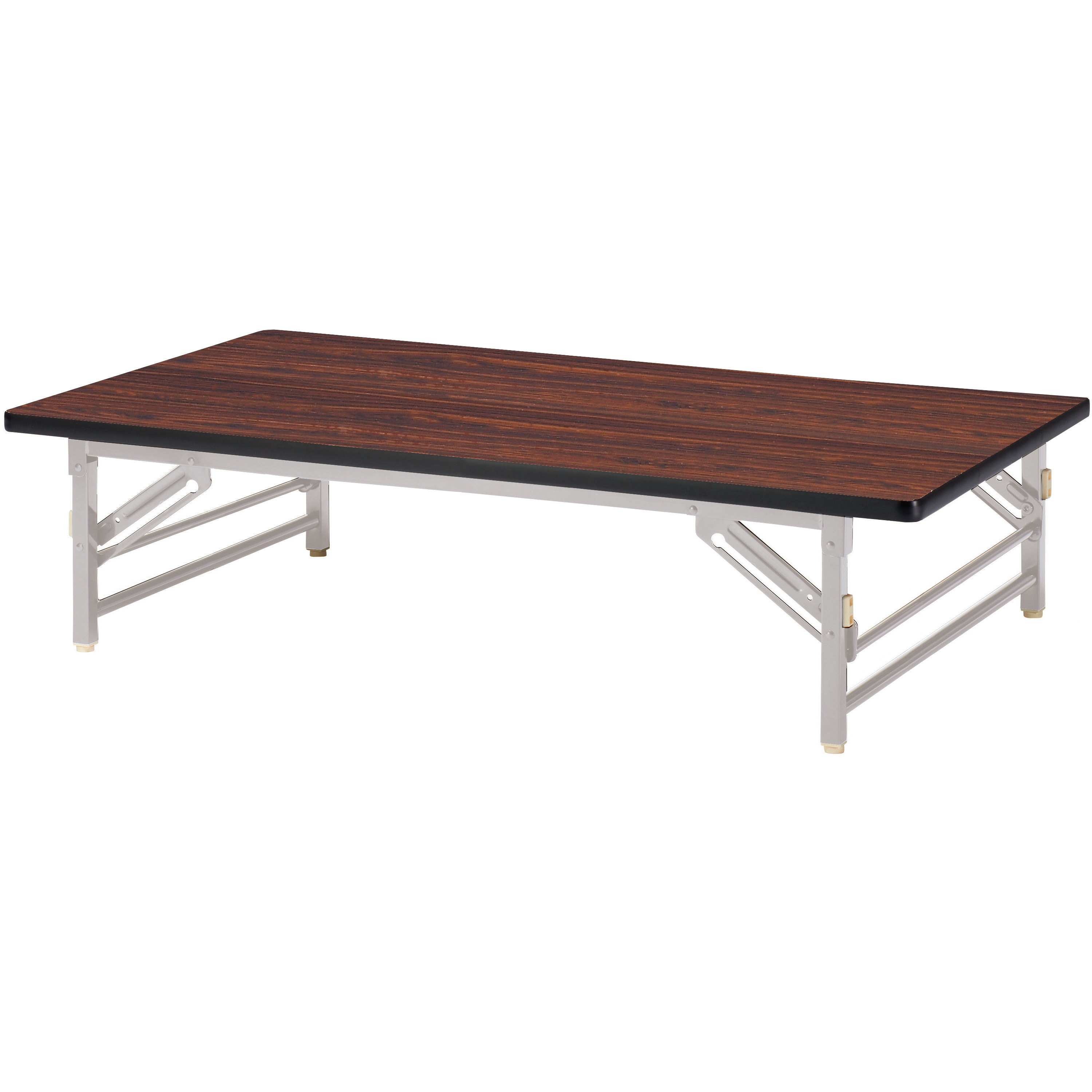 ZT-S1875S-RO 折り畳み座卓テーブル ニシキ工業 ローズ色 幅1800mm奥行750mm高さ330mm  ZT-S1875S-RO