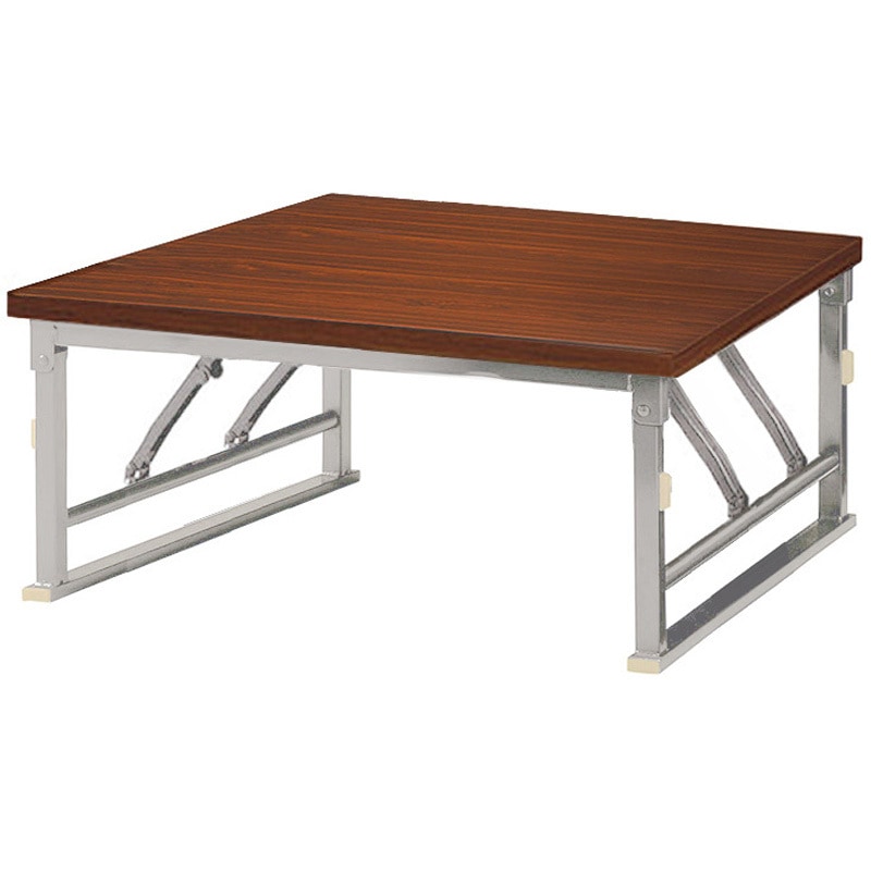 ZLP-S0909T-RO 折り畳み座卓テーブル ニシキ工業 ローズ色 幅900mm奥行900mm高さ330mm  ZLP-S0909T-RO