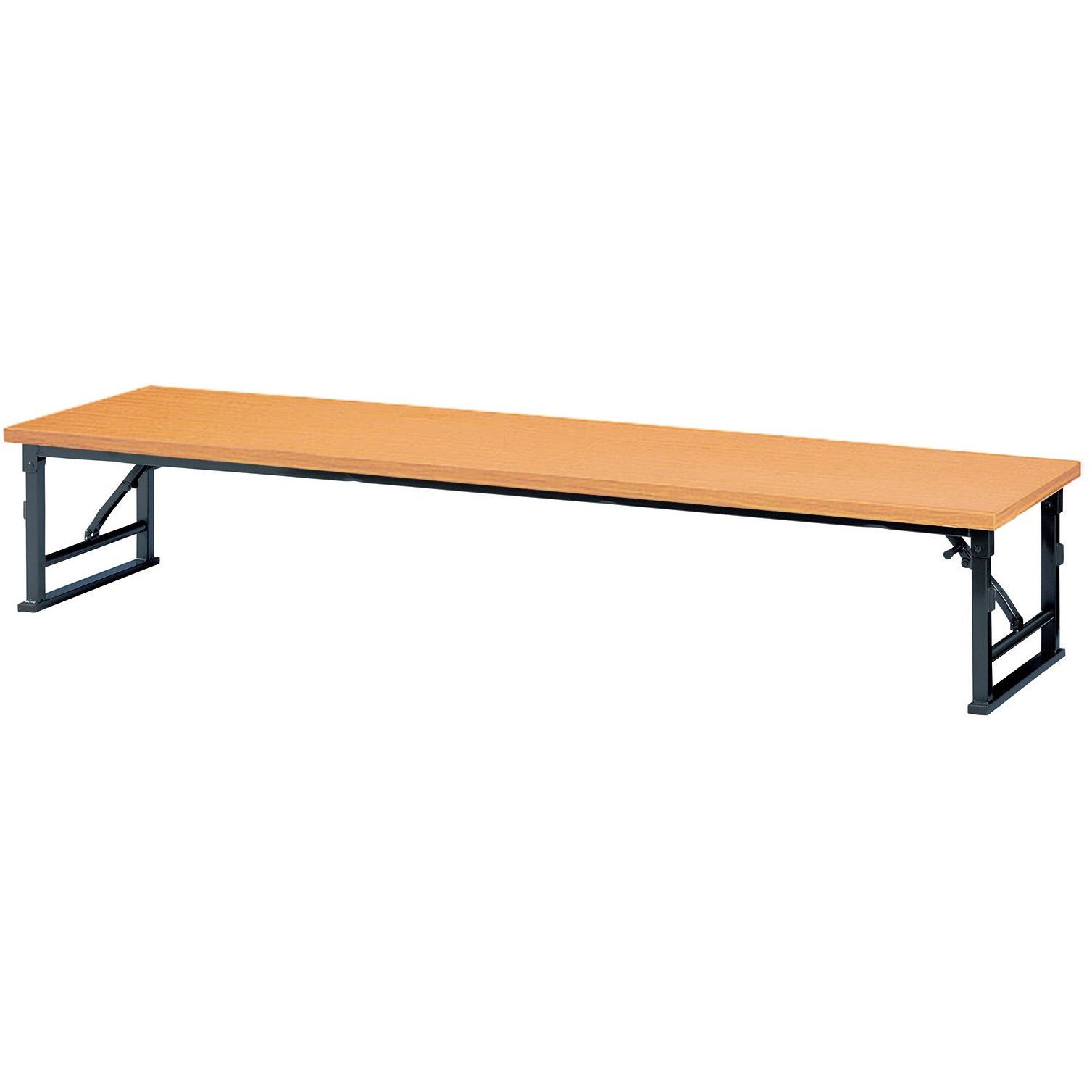 ZLP-B1545T-LB 折り畳み座卓テーブル ニシキ工業 ライトバーチ色 幅1500mm奥行450mm高さ330mm  ZLP-B1545T-LB