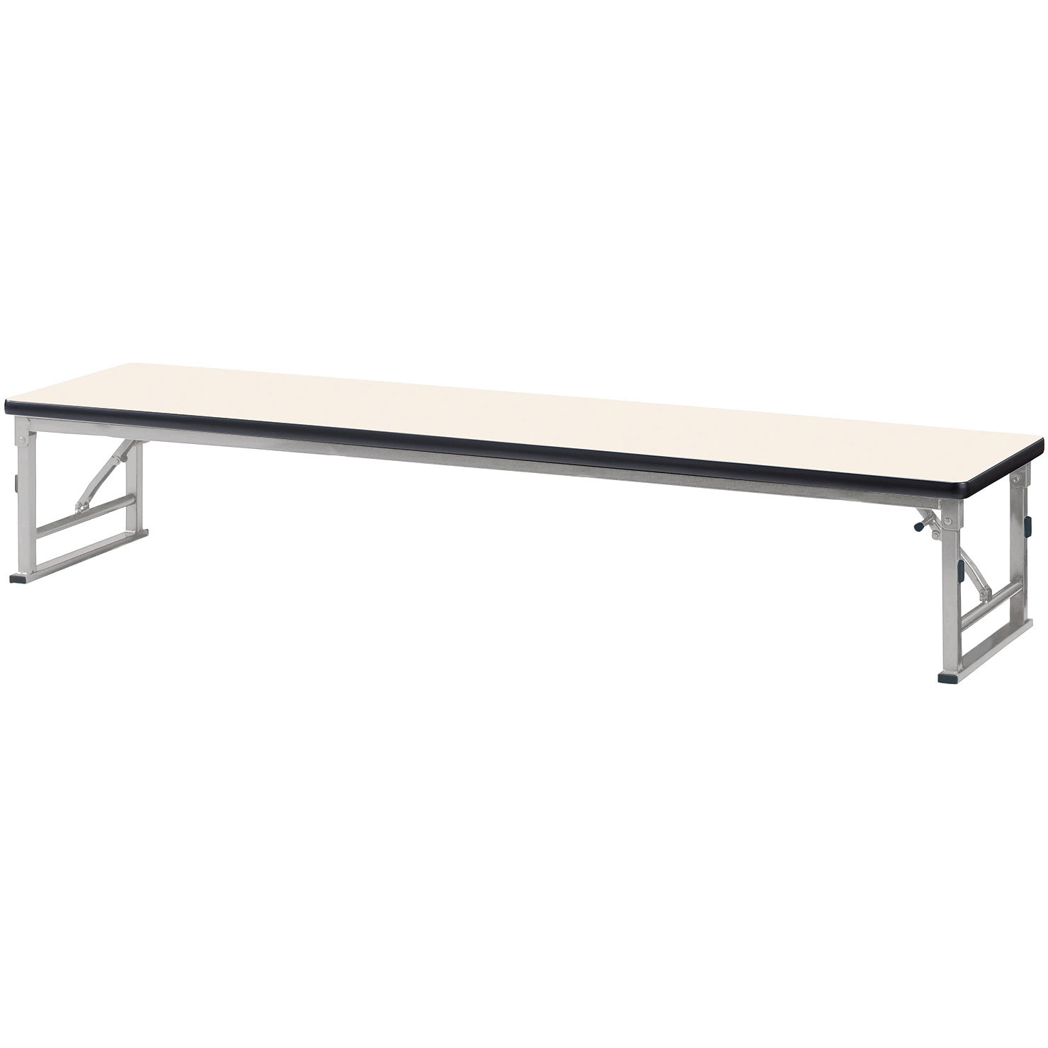 ZLP-S1545S-IV 折り畳み座卓テーブル ニシキ工業 アイボリー色 幅1500mm奥行450mm高さ330mm  ZLP-S1545S-IV 17,745円