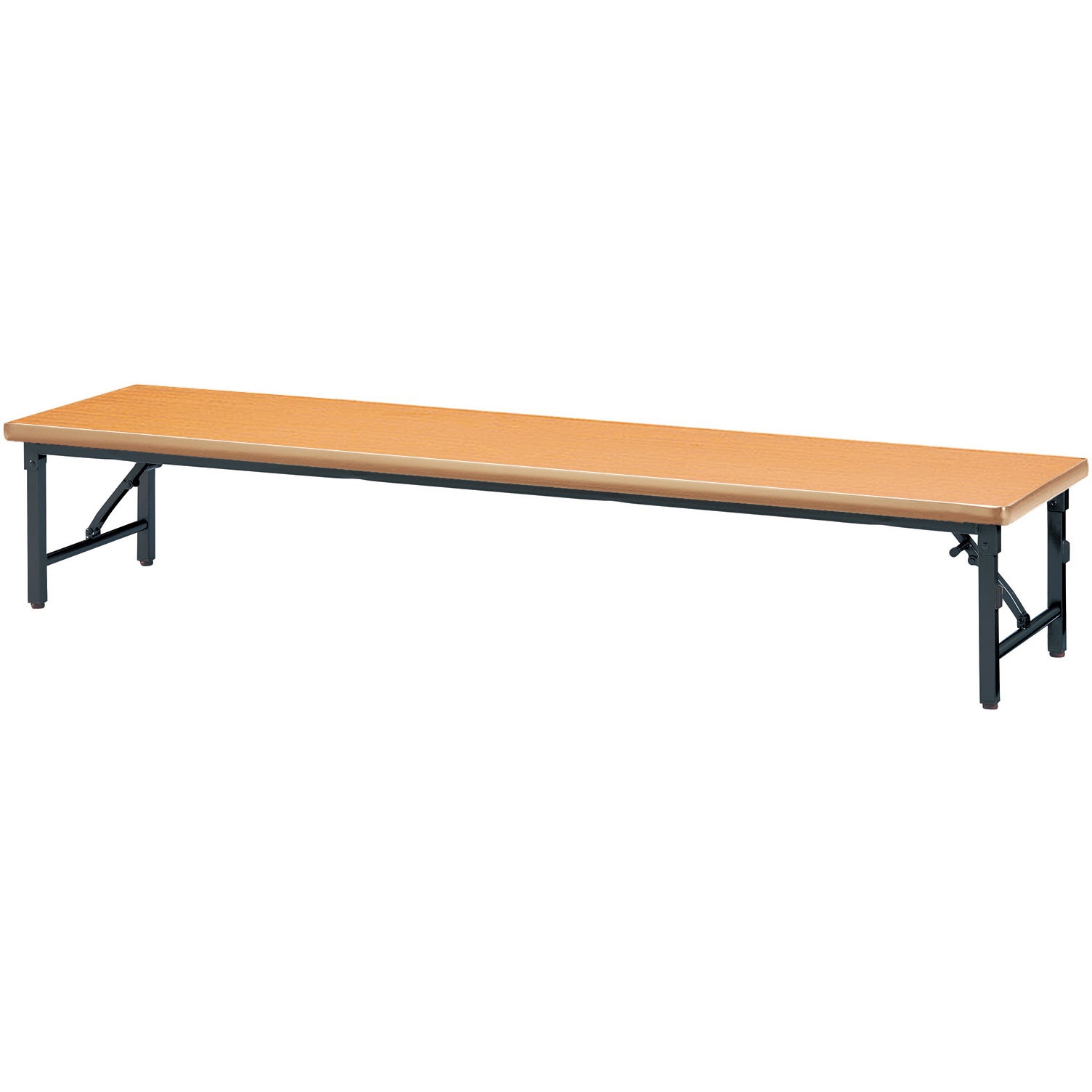 ZL-B1545S-LB 折り畳み座卓テーブル ニシキ工業 ライトバーチ色 幅1500mm奥行450mm高さ330mm  ZL-B1545S-LB