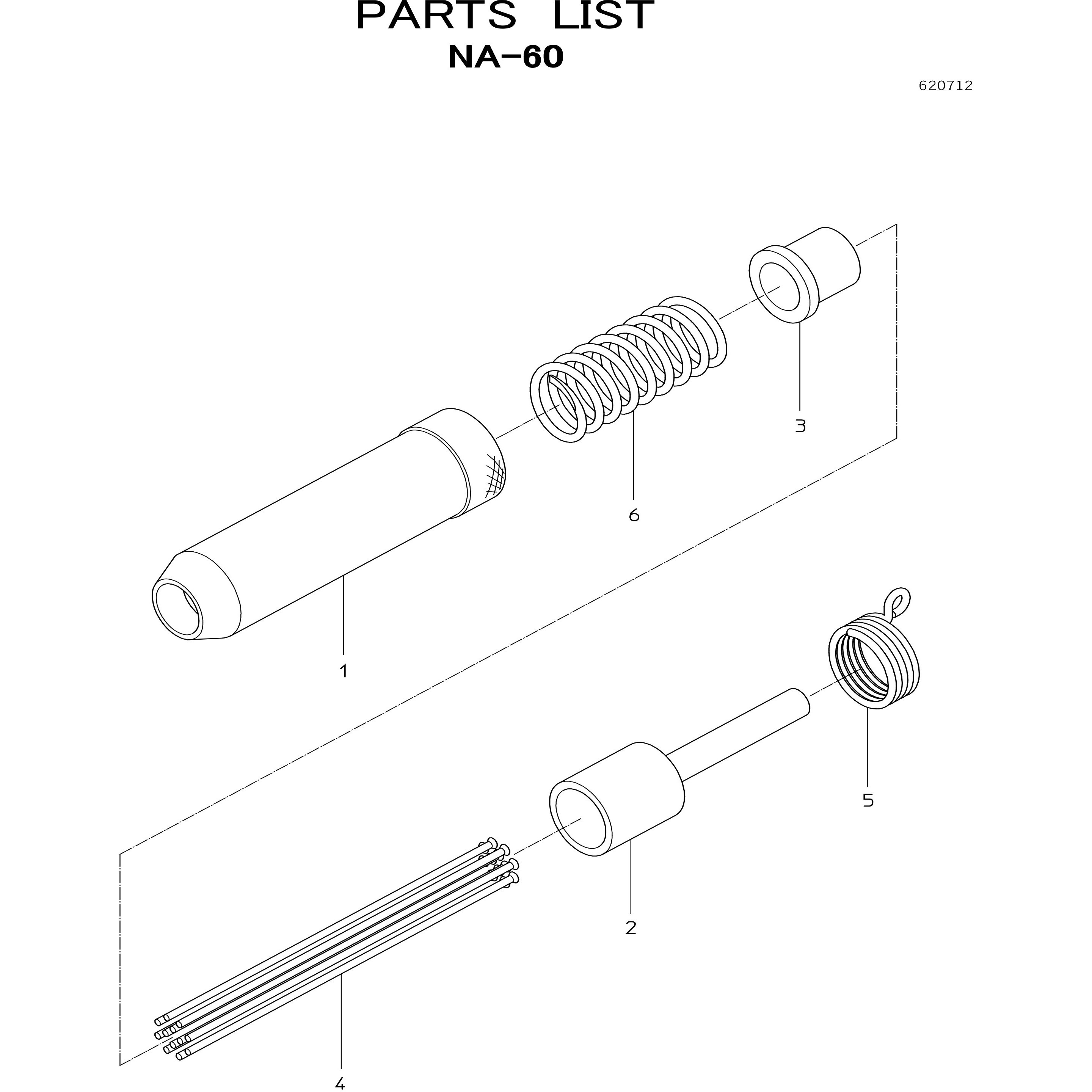 17202050 オートチゼラ NA-60 部品 日本ニューマチック工業 ホルダ