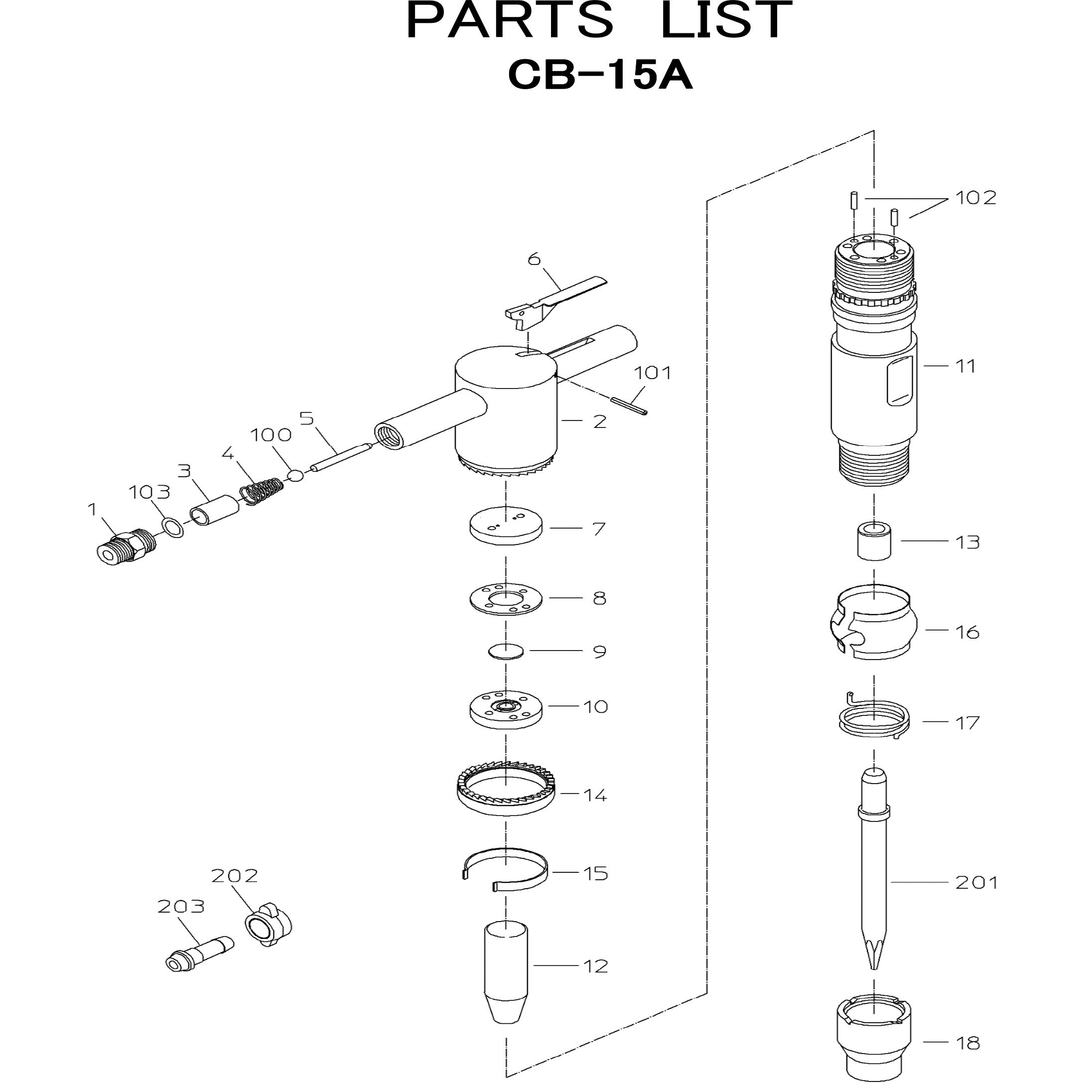 17504230 コンクリートブレーカ CB-15A 部品 日本ニューマチック工業 クラッチ