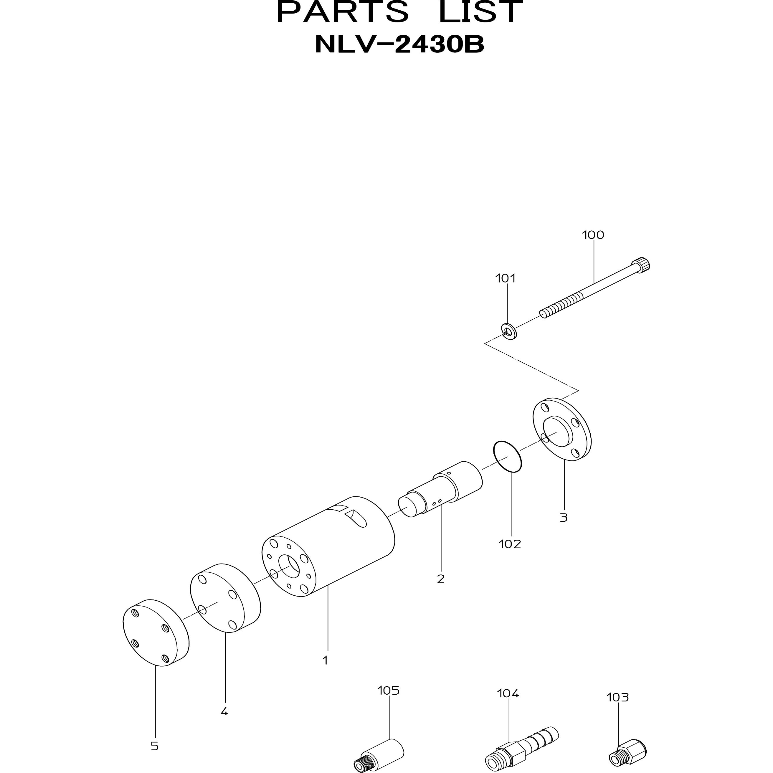 17512852 エアーバイブレータ NLV-2430B 部品 1個 日本ニューマチック工業 【通販モノタロウ】